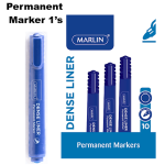 Marlin Blue Dense Liner Permanent Marker